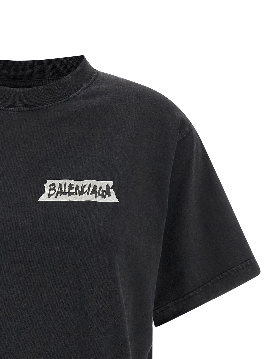 Balenciaga Masking Tape T-shirt - Black | dba92450b1eb87c0d3d4c4687cd3f9d31a316e9f