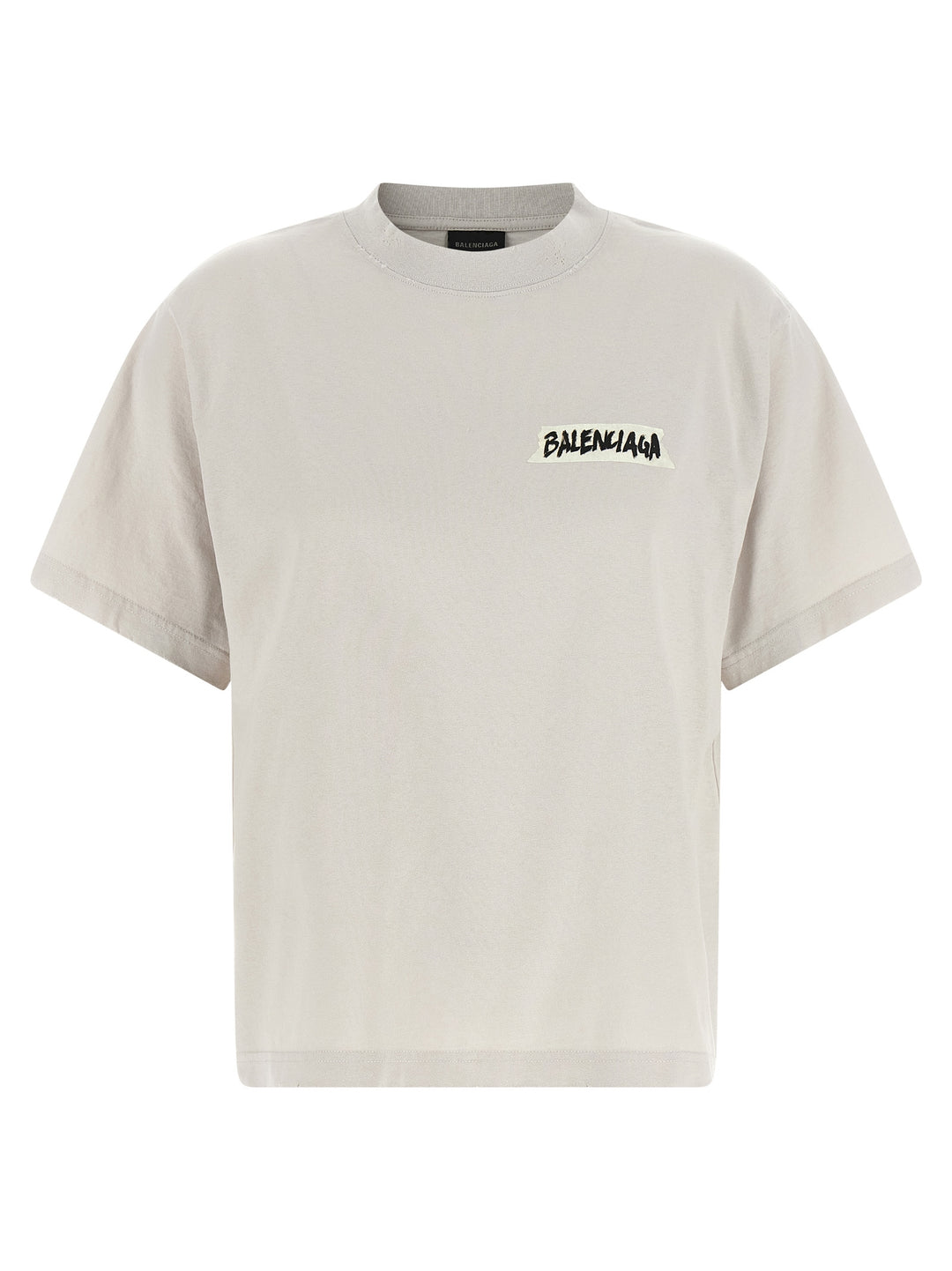 Balenciaga Masking Tape T-shirt - Gray | 9272e41043ba4c98fcf0df447c679a5c3de755d7