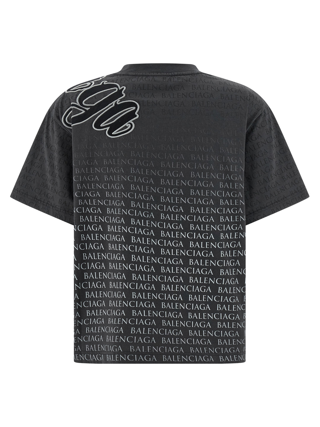 Balenciaga Cursive T-shirt - Black | 1aca6cc25e9c3c7a8a32397ff0a80bf57c7bf5ed