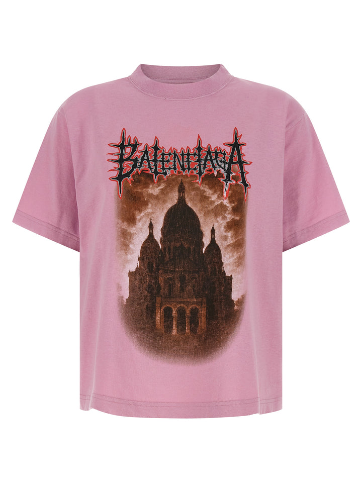 Balenciaga Balenciaga Sacré Cœur T-shirt - Pink | 1343623144beaa8e5734da4d97f212eefbf0dfde
