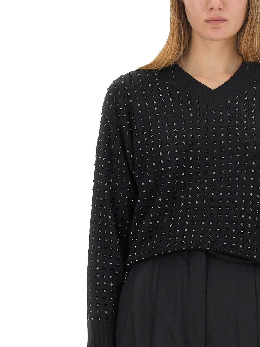 Sportmax Sweaters - Black | d5b1ee62b097b77fba989c1ba6551c5d79f628f2