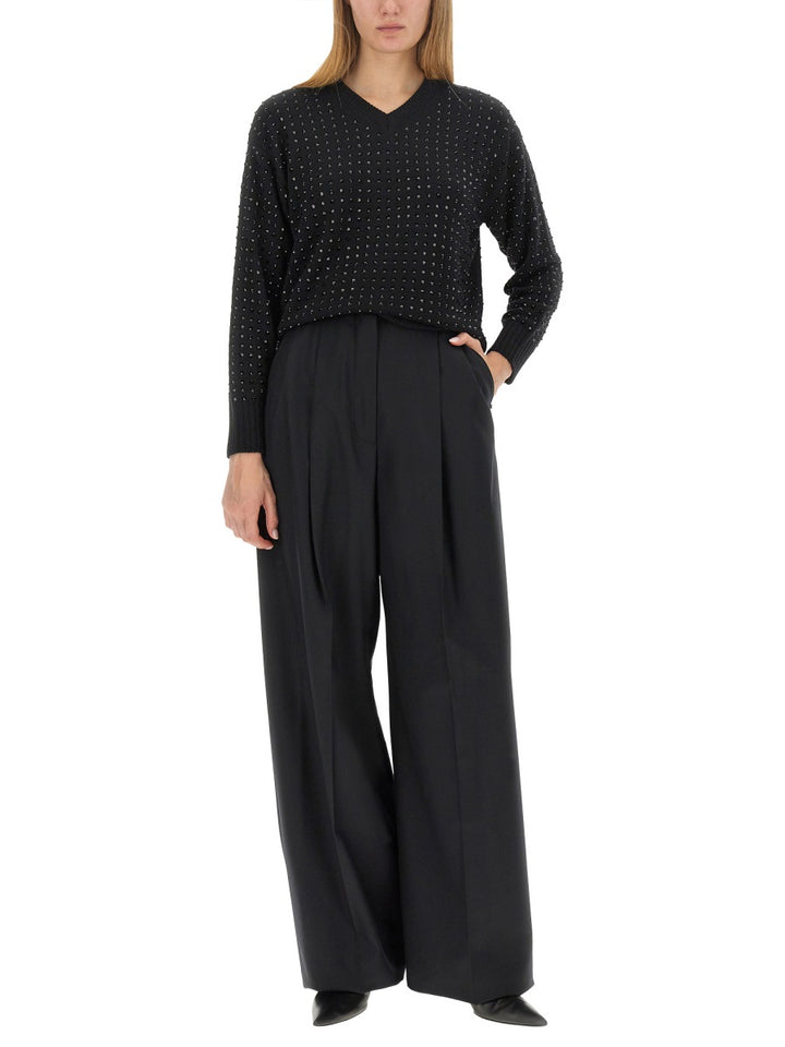 Sportmax Sweaters - Black | a57af82a0825f62645f92c566bc2d3f1abfa322e