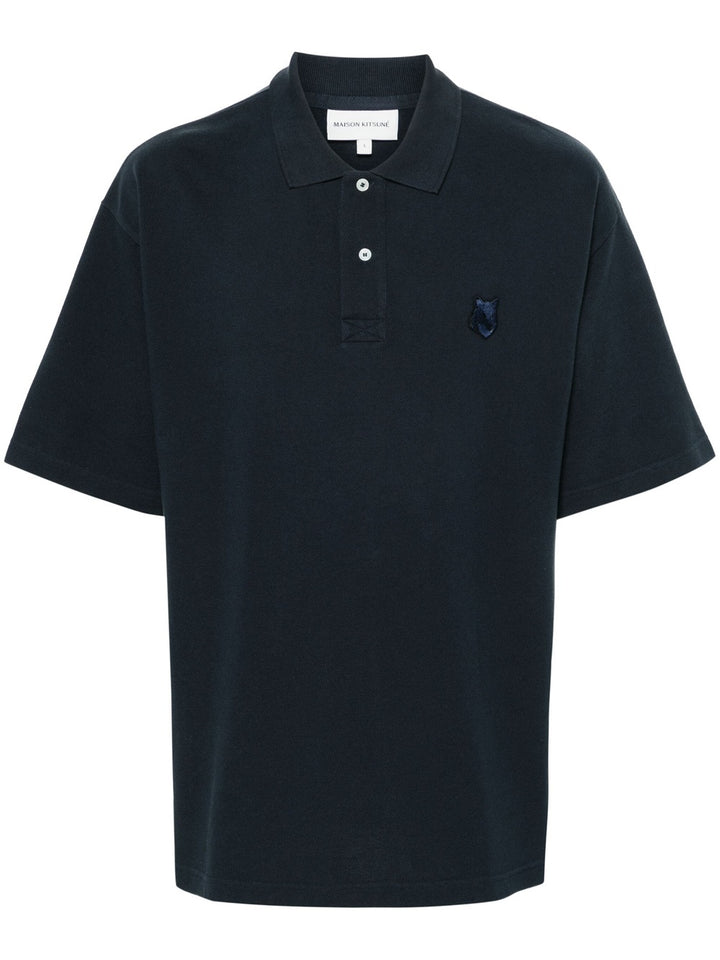 Polo shirt with Fox patch