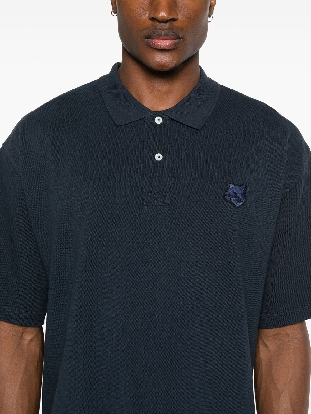 Polo shirt with Fox patch