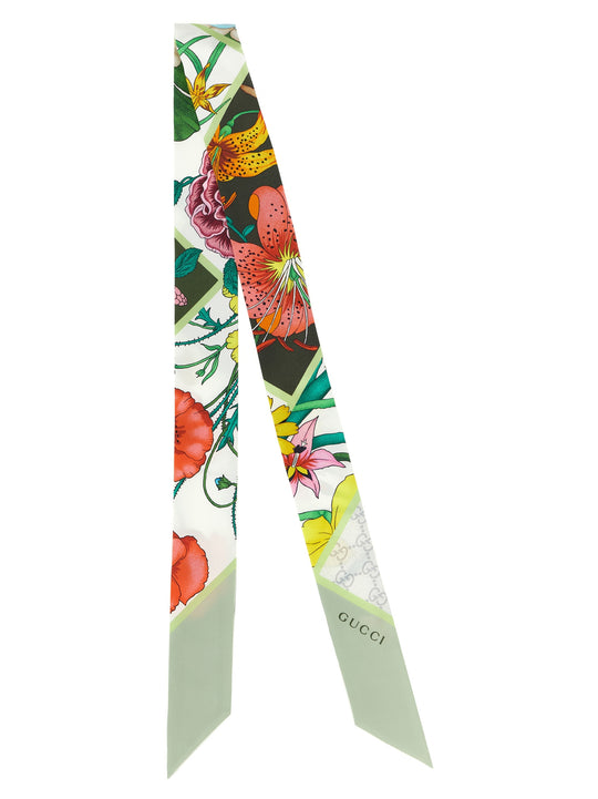 Gucci Flora Scarves And Foulards Green