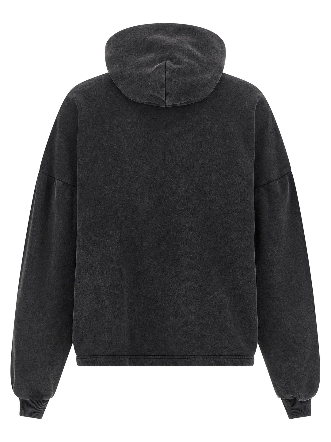 Balenciaga Cropped Hoodie Sweatshirt - Black | 216cf582d6943e5c9c93d78ecdd0b08be004f05a