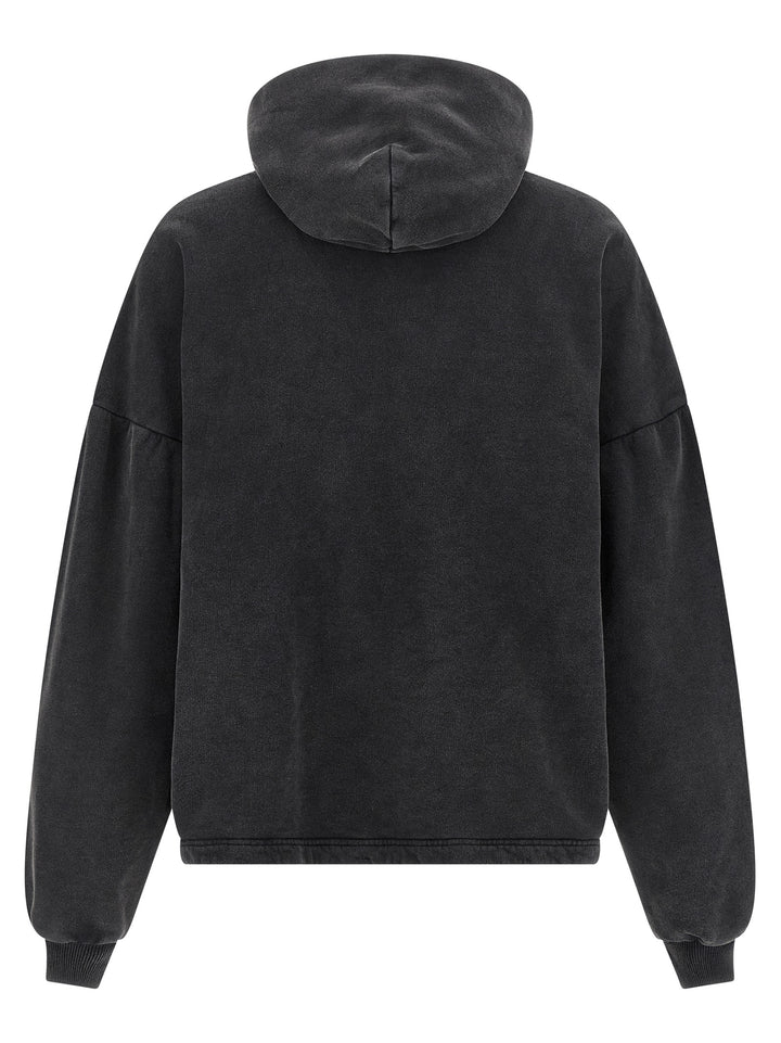 Balenciaga Cropped Hoodie Sweatshirt - Black | 216cf582d6943e5c9c93d78ecdd0b08be004f05a
