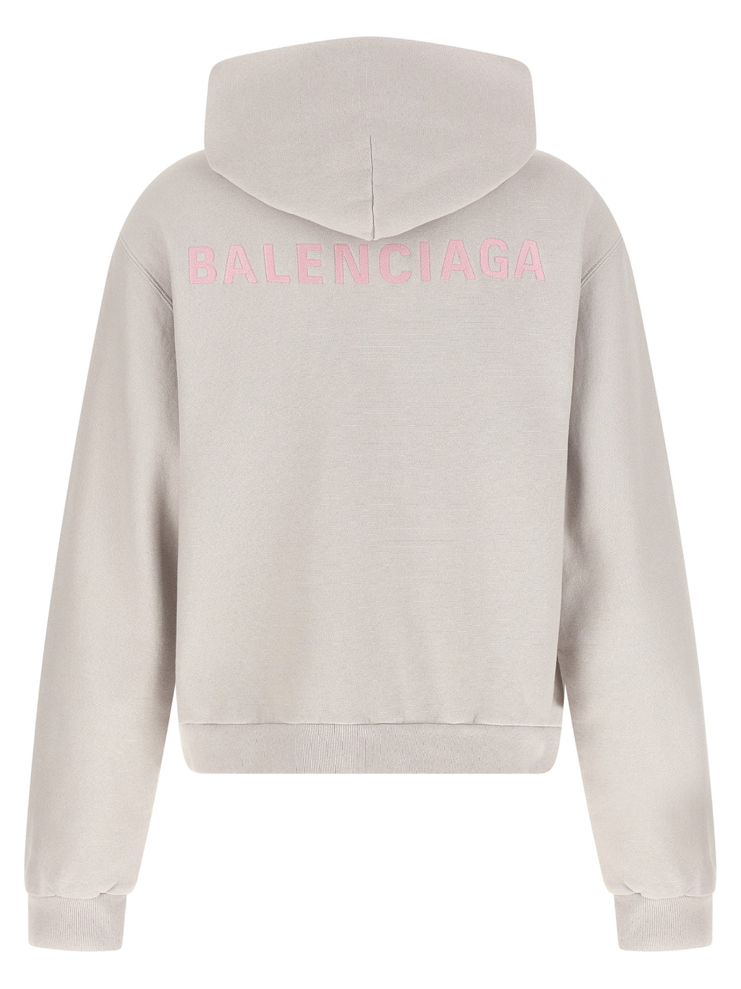 Balenciaga Logo Embroidery Hoodie Sweatshirt - Gray | 450c7b80a5b8b9647d00b24bbaf9182c6f085919