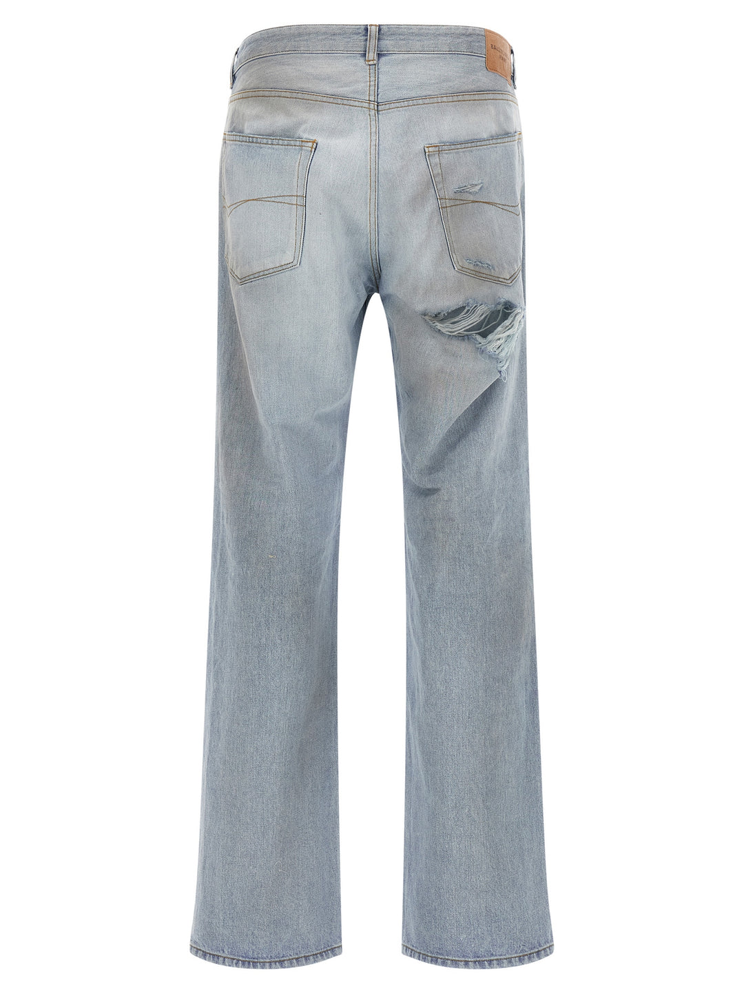 Balenciaga Distressed Jeans - Light Blue | fa3da6bd4fdba7cb0a0e703e3ef57beba3fc2426