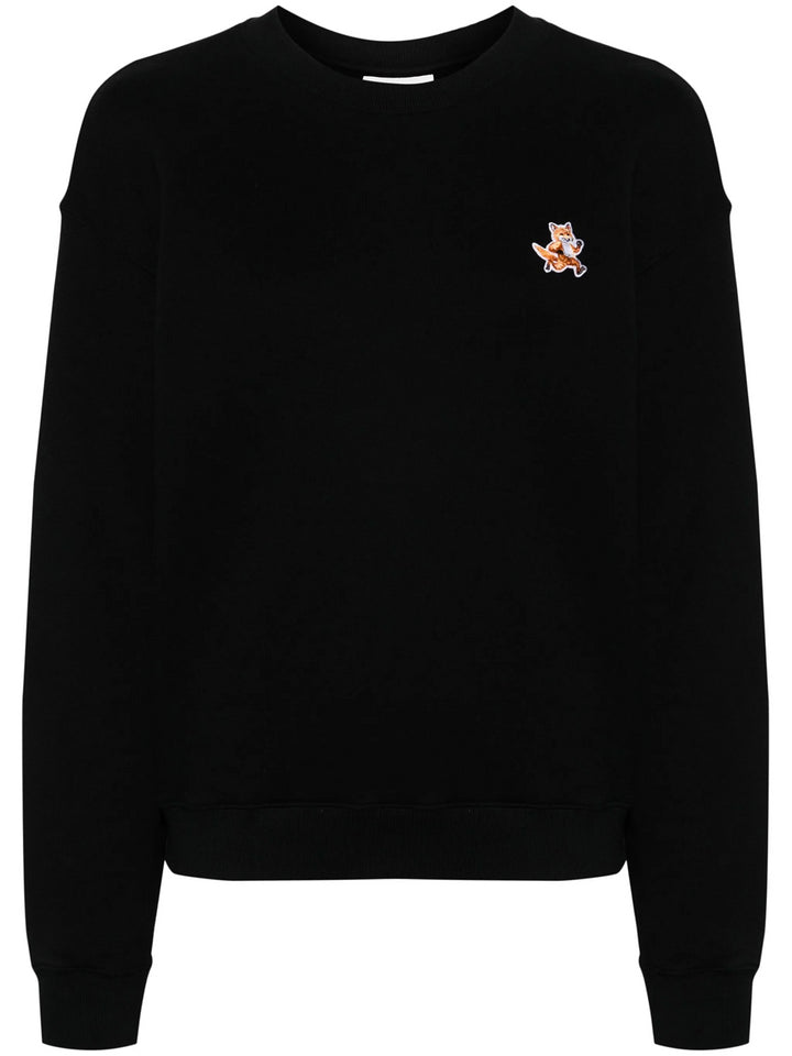 Speedy fox patch comfort sweatshirt