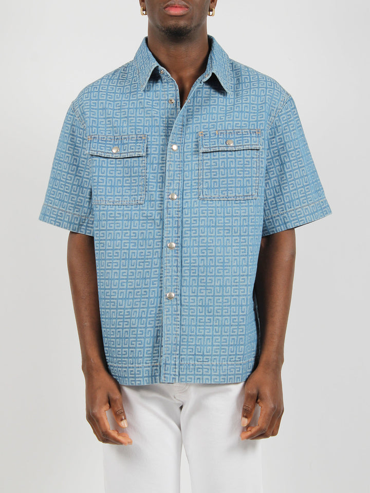 Short sleeve 4g denim shirt