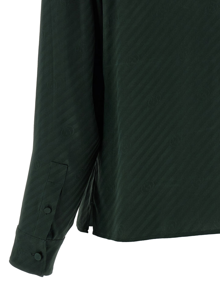 Gucci Incrocio Gg Shirt and Blouse - Green | 7adc688848afbf2027541619af54e0a5ff5cd92d