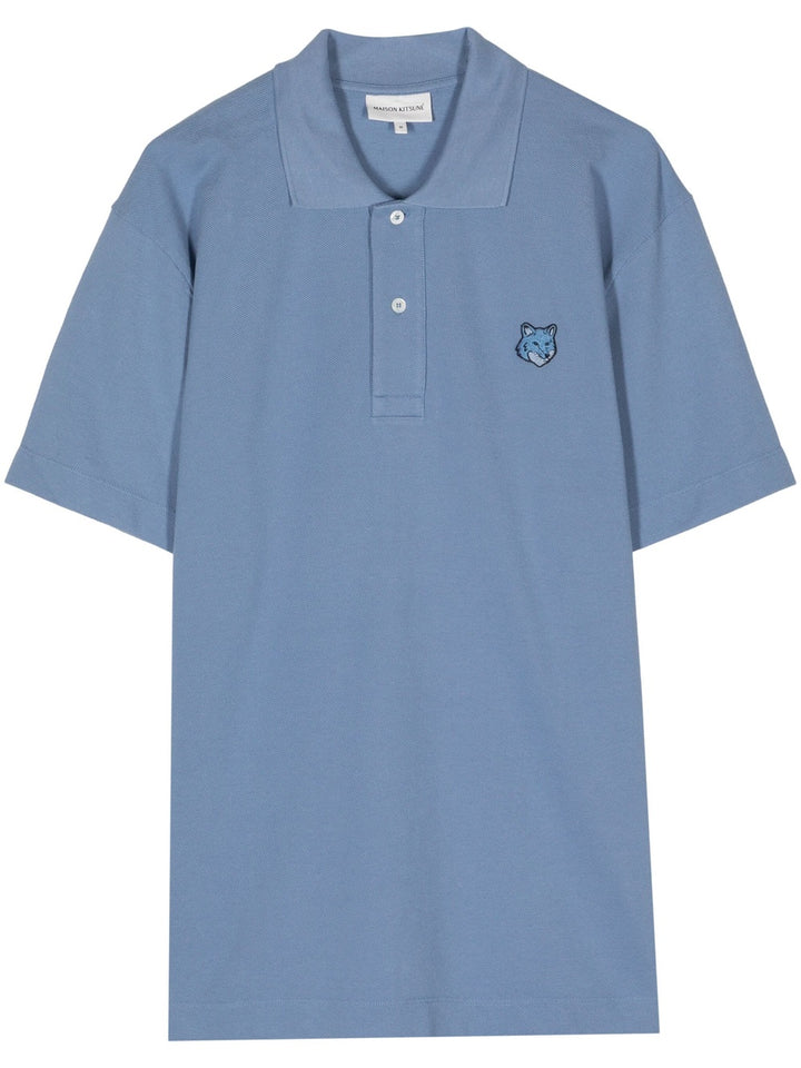 Polo shirt with patch