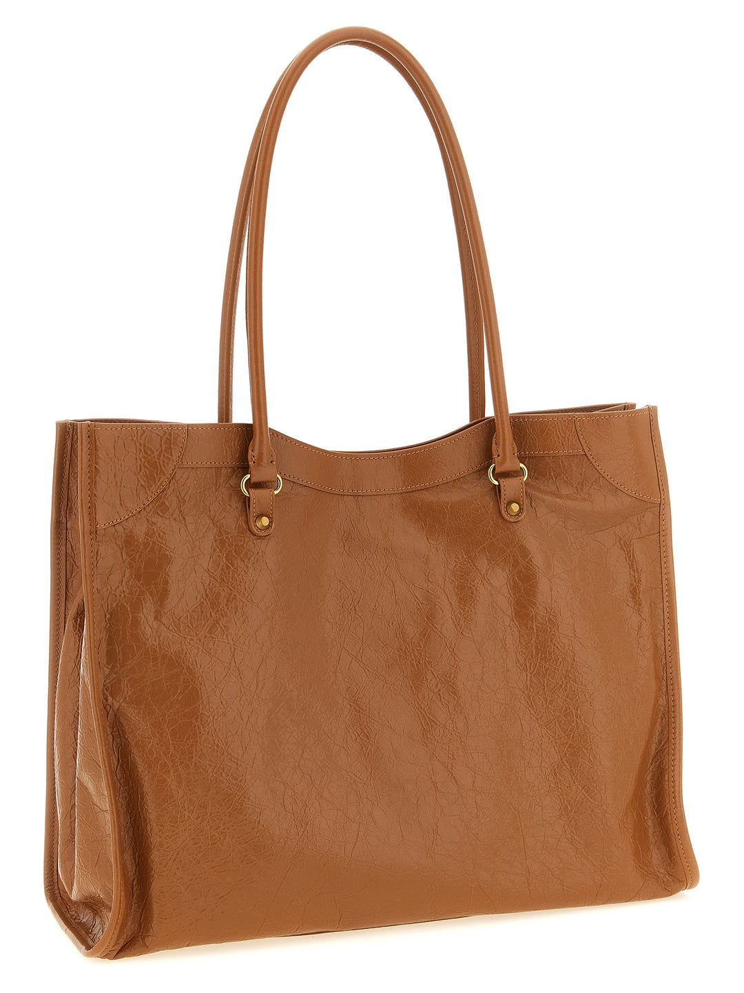 Balenciaga Tote Le City M Shoulder Bags - Brown | a16748cb9ed4c50920303e4fbbcd50531c318c07