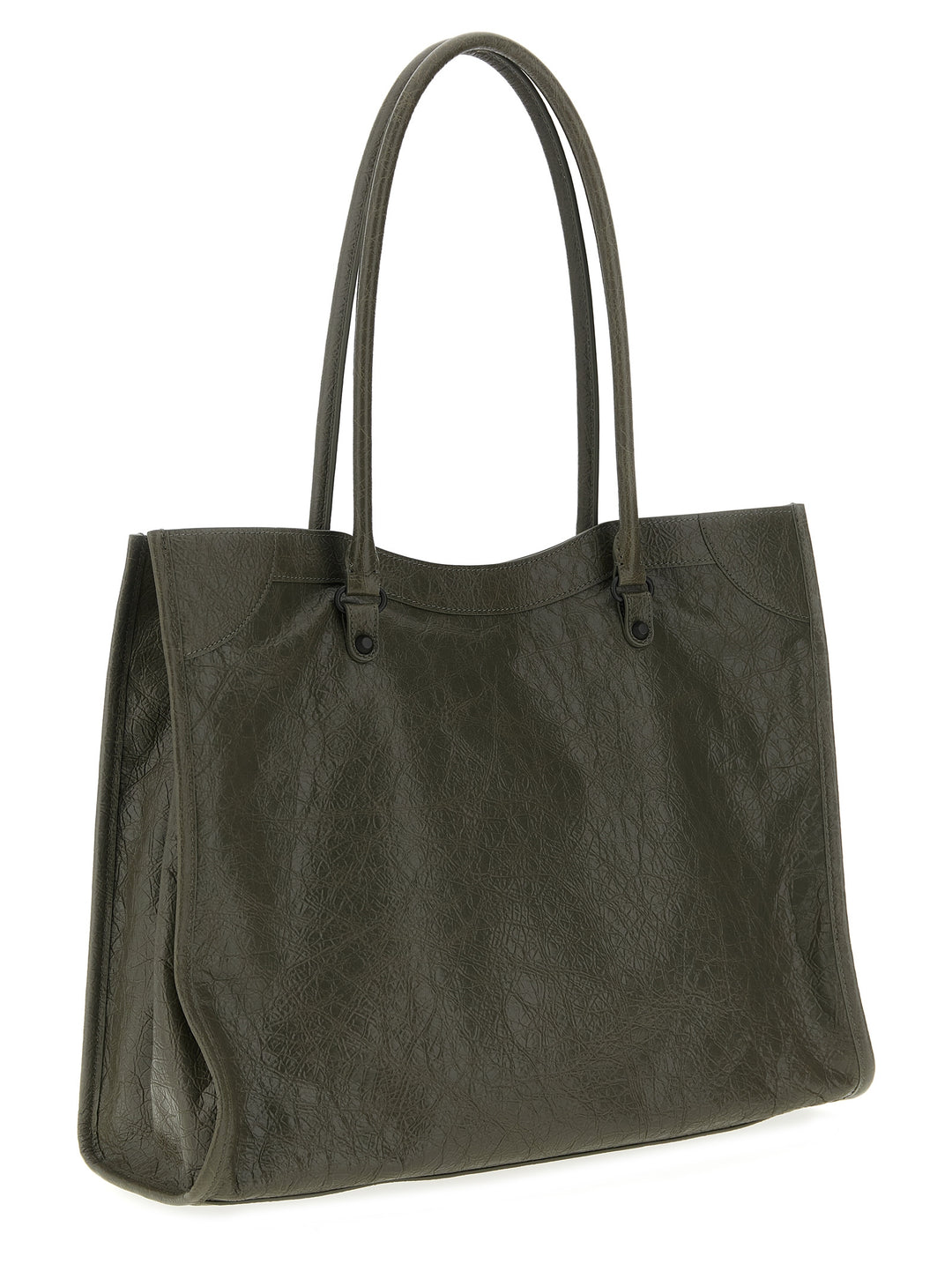 Balenciaga Le City Tote Bag - Green | 4fcf9172de07d7f93aeb2514f2343f7fd026ce24