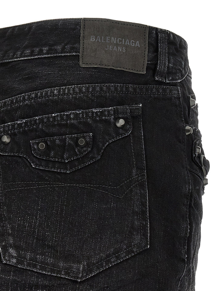 Balenciaga City Skirts - Black | f98ee13394f65d1380cbcc3320d6e5fd3429b250