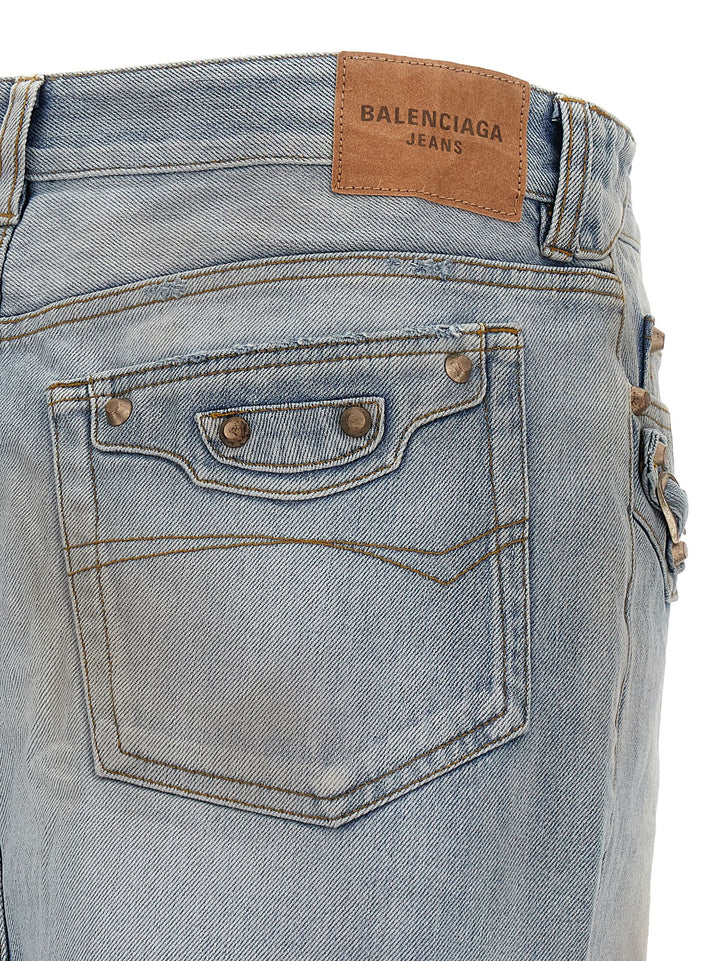 Balenciaga City Skirts - Light Blue | d027764ca0e81205163eee069e86c6af8089ee1a