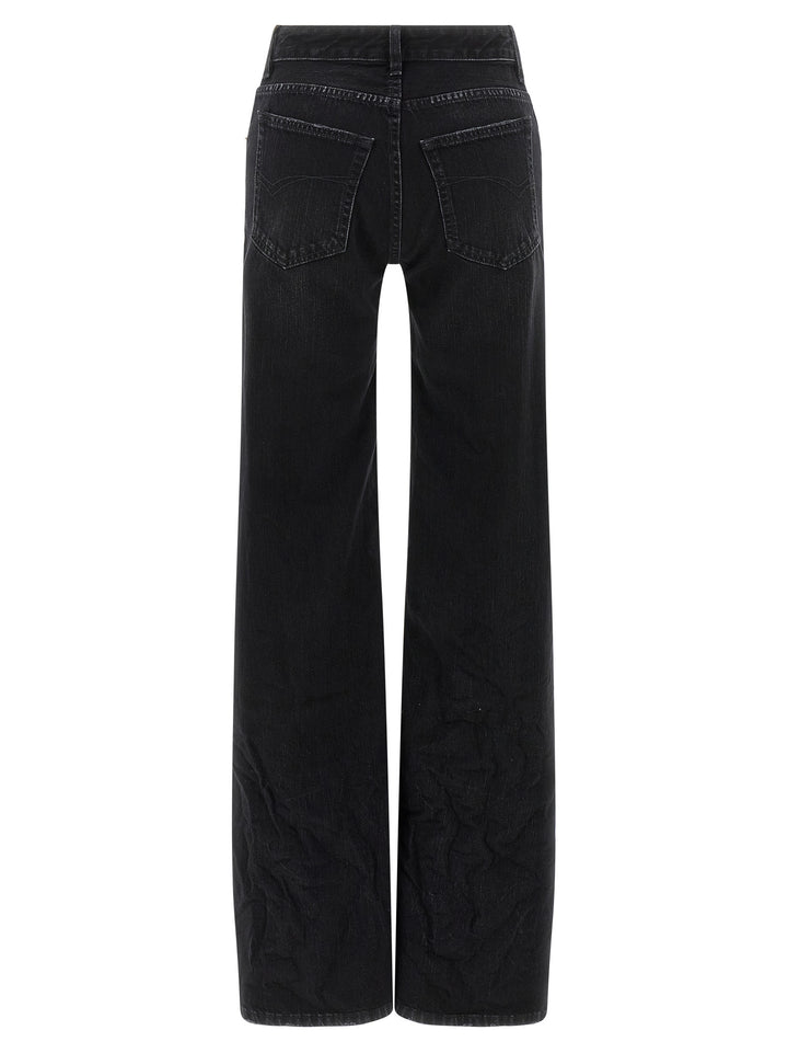 Balenciaga Wide Leg Jeans - Black | 56485019f5e9c4555065d01fcf6bc13a954e8ad3