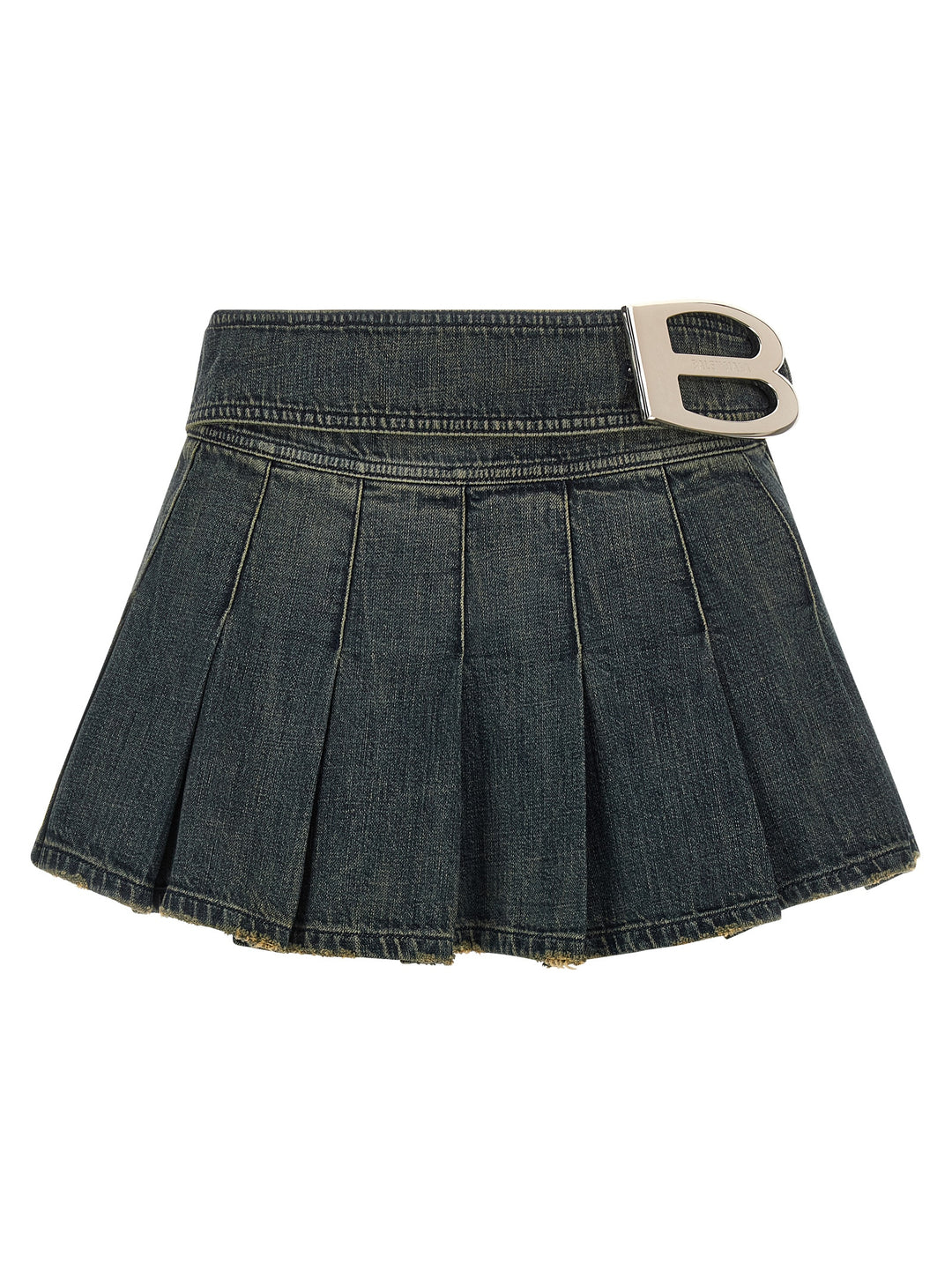 Balenciaga Buckle Pleated Skirts - Blue | dff5ac81c662e5673b27f1c3fae404cf08ae8bc2