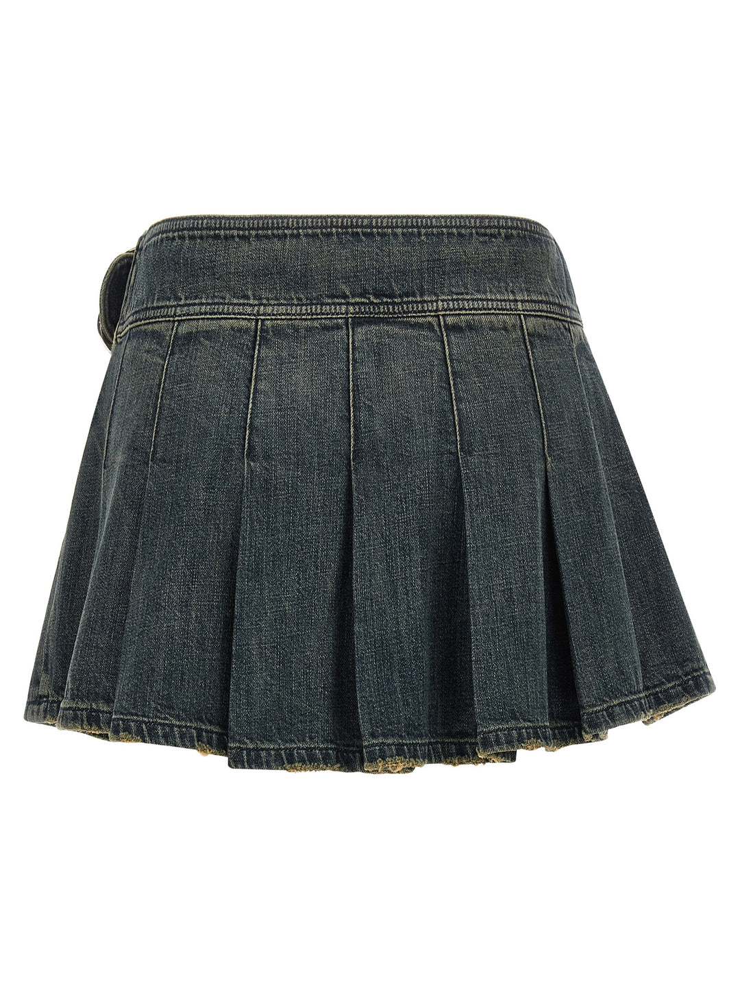 Balenciaga Buckle Pleated Skirts - Blue | 78b7b56f557e19b9a646cc795601e5cd258bf3d5