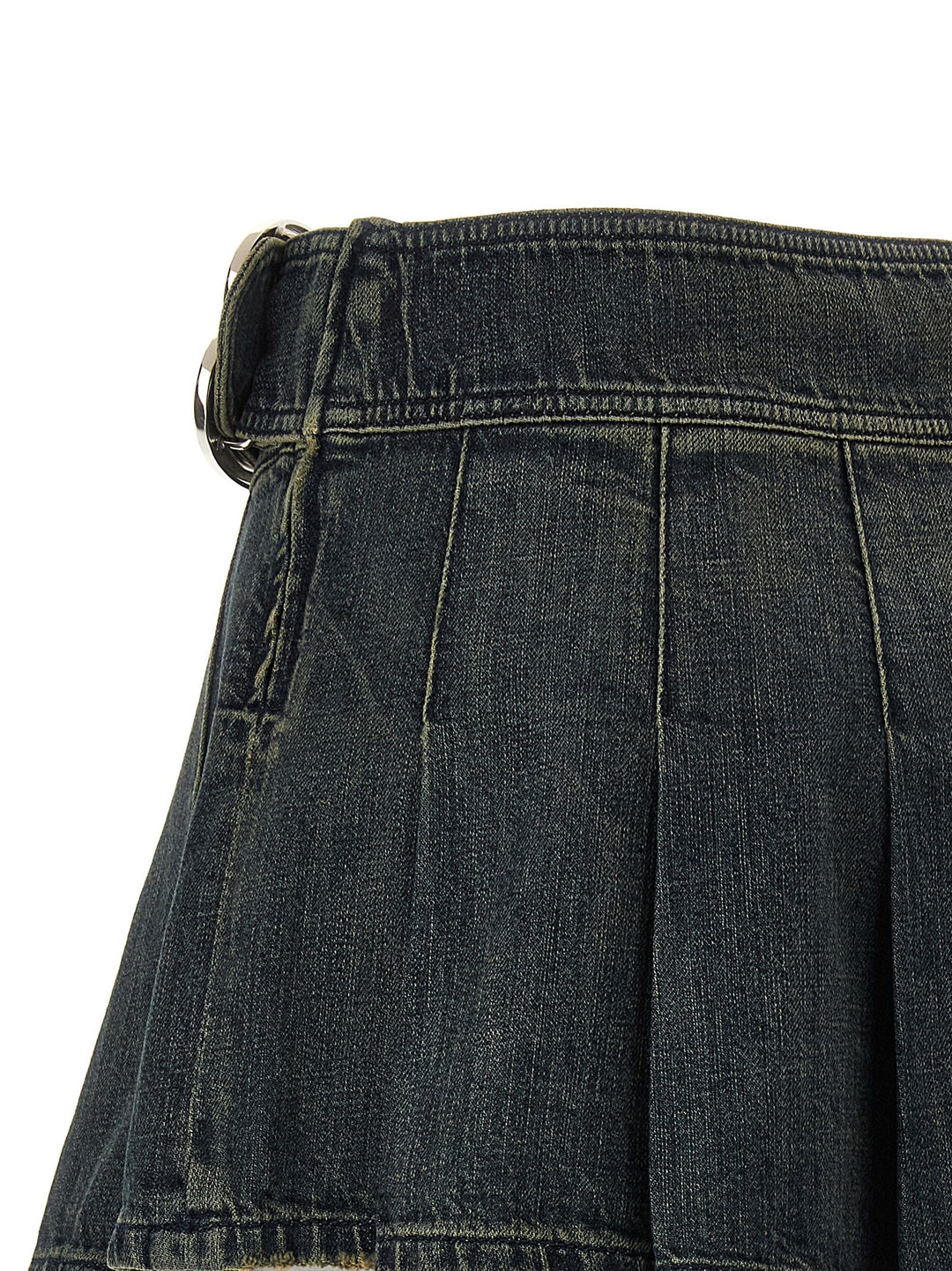 Balenciaga Buckle Pleated Skirts - Blue | b013ce68fd61e8c0c4dc7b1de2c3c796eae11286