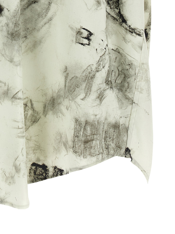 Balenciaga Minimal Shirt and Blouse - Gray | e1b8bd9c418df1f361c194310cdd5fe9c19626bc