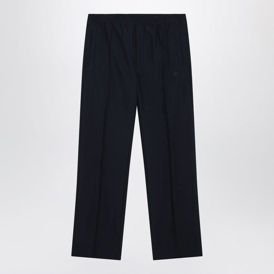 Midnight Blue Technical Panama Trousers