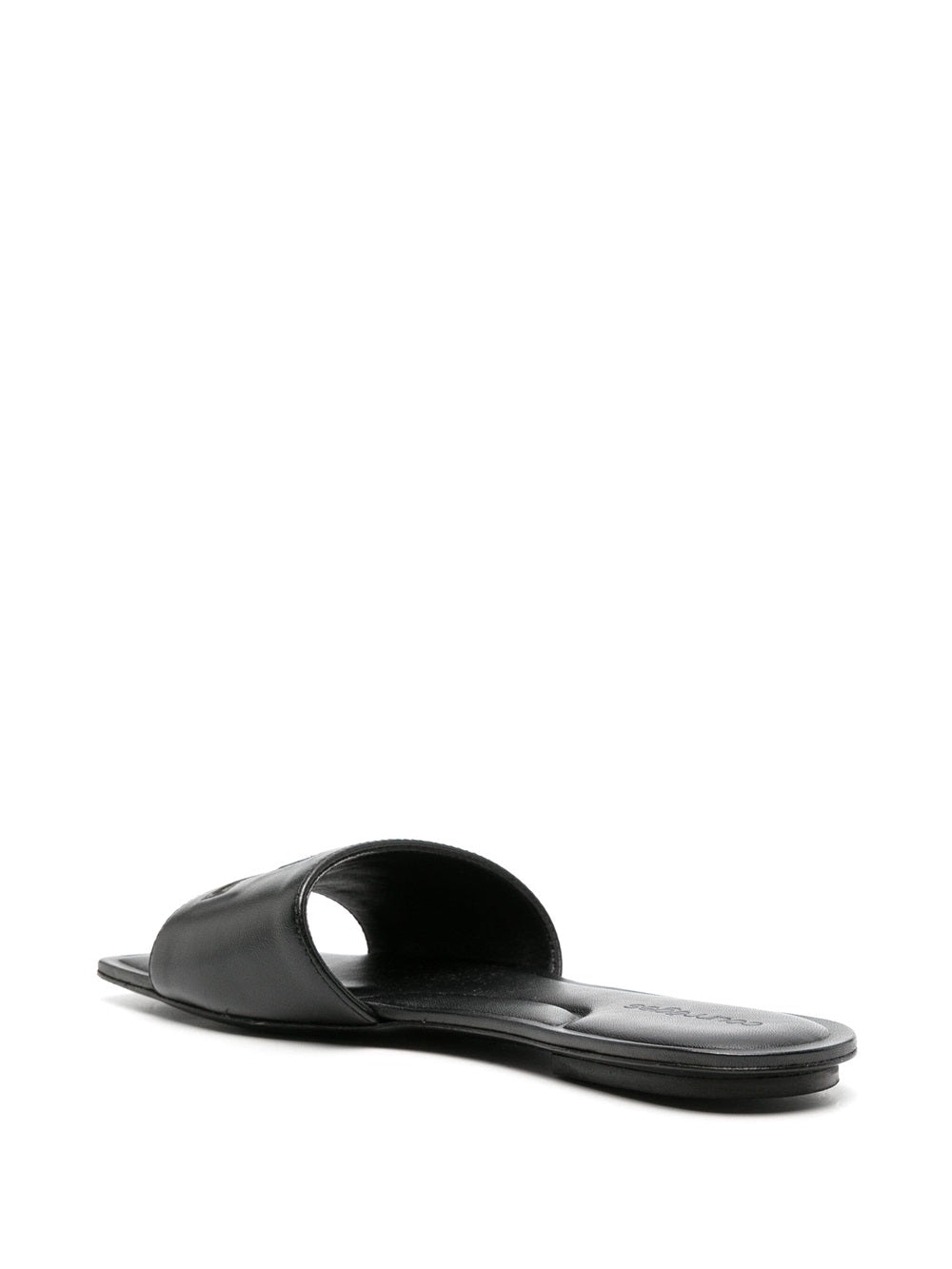 Slide sandals with application