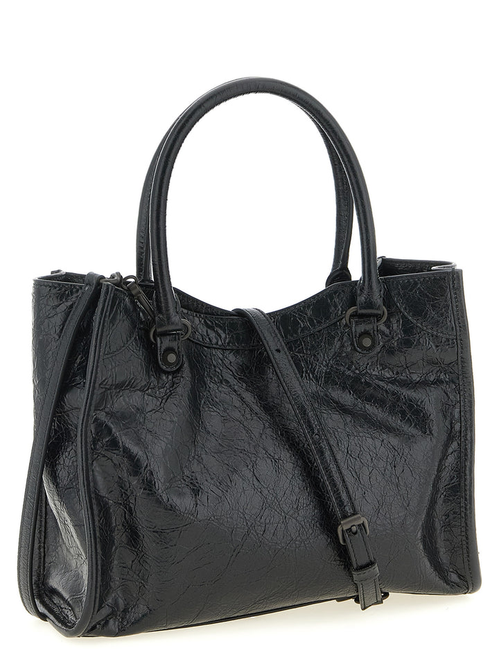 Balenciaga Le City Mini Tote Bag - Black | 7a8567fc88ce85db2750f9eabb98ba5c7d703948