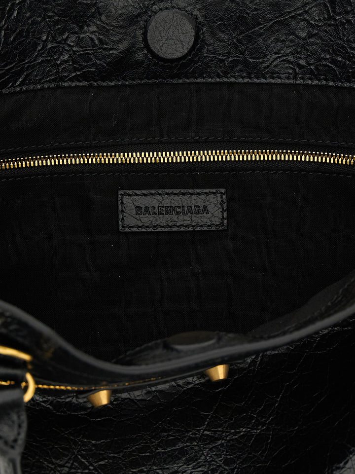 Balenciaga Le City S Tote Bag - Black | 15ffa3624a38f72b968b478ab8c2876f4413f5c3