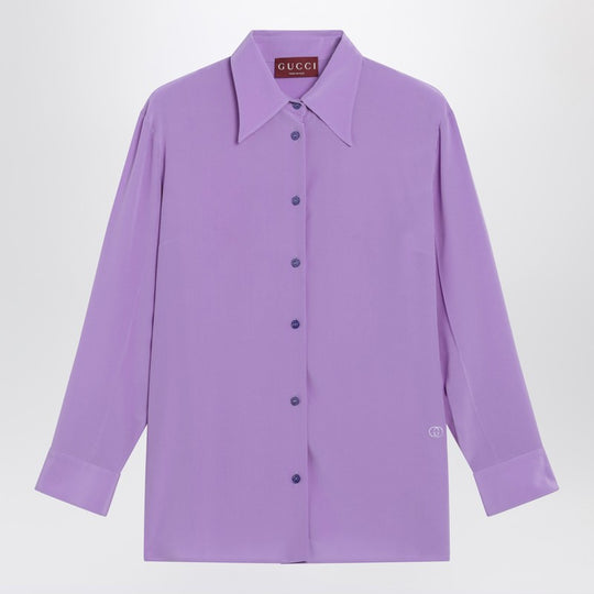 Purple Silk Shirt