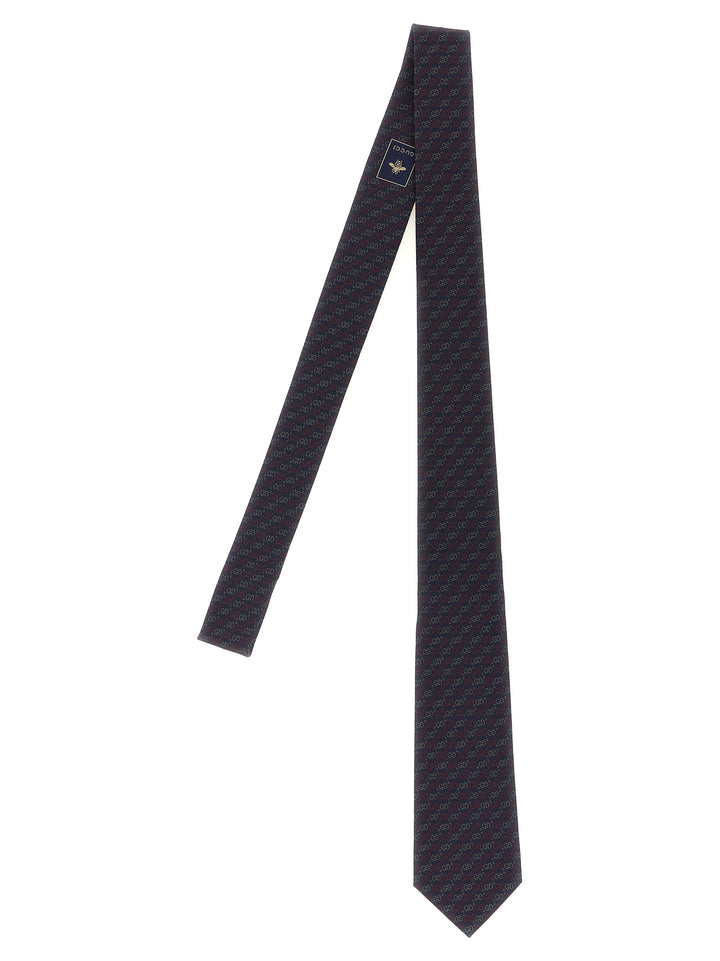 Gucci Gg Jacquard Tie Ties and Papillon - Blue | f305931a904e61e77a910492fad875bd359f66ca