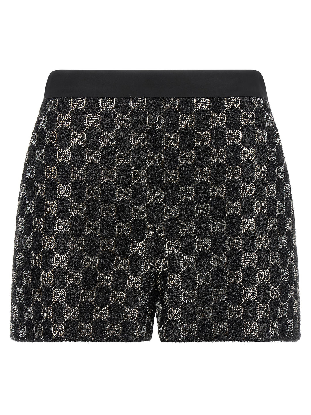Gucci Gg Lamé Tweed Shorts Bermuda and Short - Black | 024574441c803b96f54ba1926fe1781ece2651c9