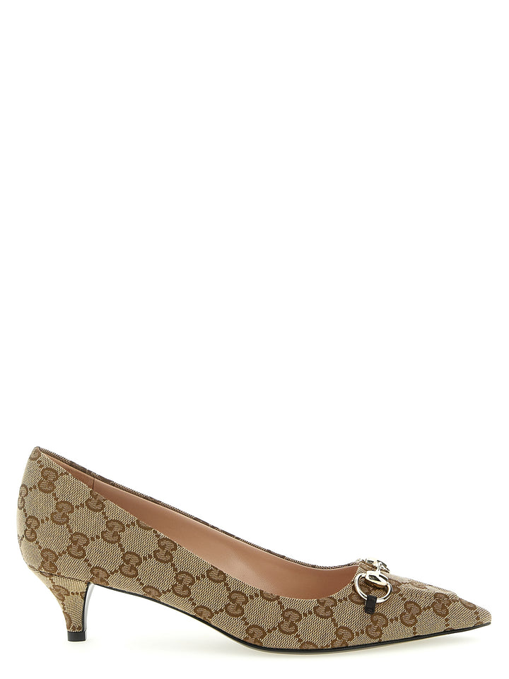 Gucci Morsetto Pumps - Beige | 85d5813f147e5455ad19c11980883a27f39bb7ce