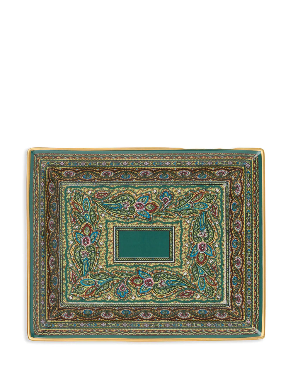 Tray with paisley print