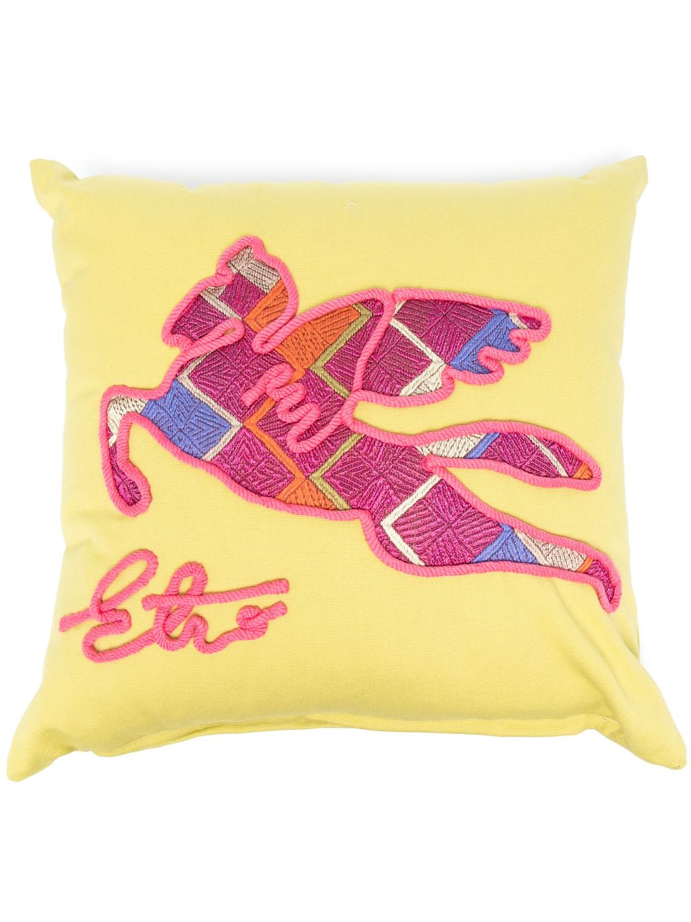 Cushion with embroidery