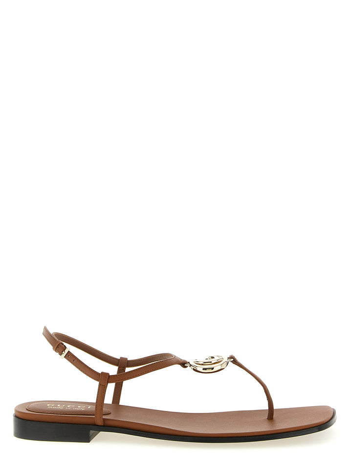 Gucci Lifford Sandals - Brown | a3cd9b2d4aa0f347e376211b5f024fcc42907277