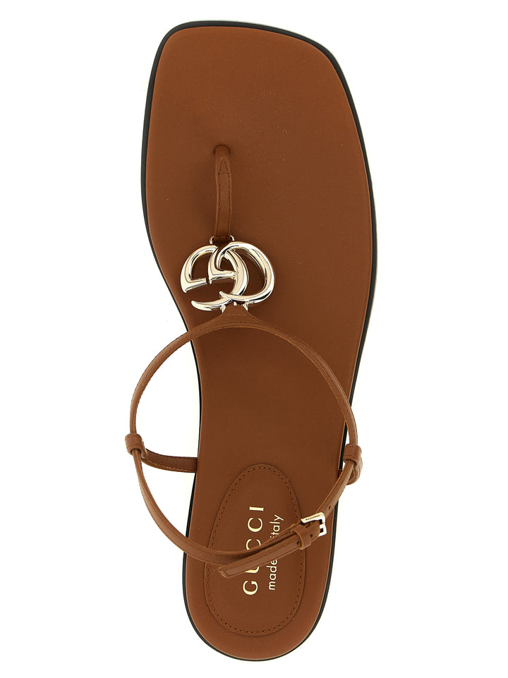 Gucci Lifford Sandals - Brown | 98c15eda7e8780b85f3a7f597b45ab9ef267ad1e