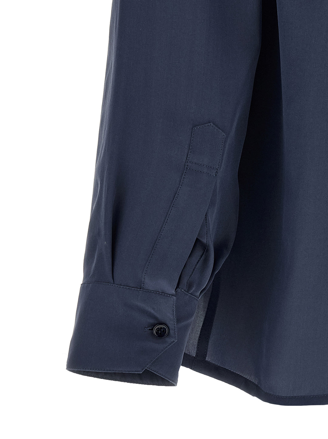 Saint Laurent Viscose And Silk Shirt Shirt and Blouse - Blue | 98f41c01f17bc008a6033f2fa9337d4e2c9b4393
