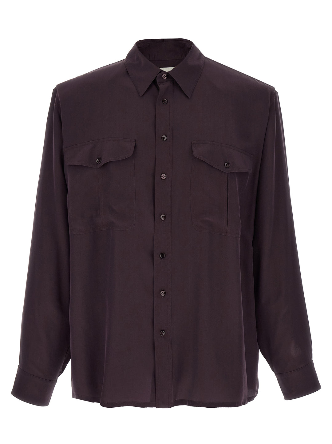 Saint Laurent Viscose And Silk Shirt Shirt and Blouse - Purple | bb76a363b7f7a19f849ec4e735c7cfdf2aac1af6