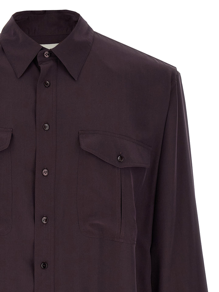 Saint Laurent Viscose And Silk Shirt Shirt and Blouse - Purple | 0c5cd37d0ba399015a2f48bc7dad5a53d16b5c72