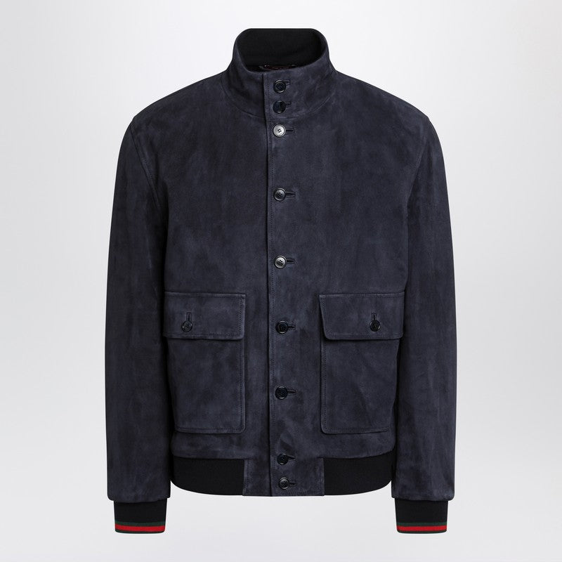 Gucci Coats & Jackets - Blue | fa50044beb4a219e2c1124703cca6e1ce8d8b723