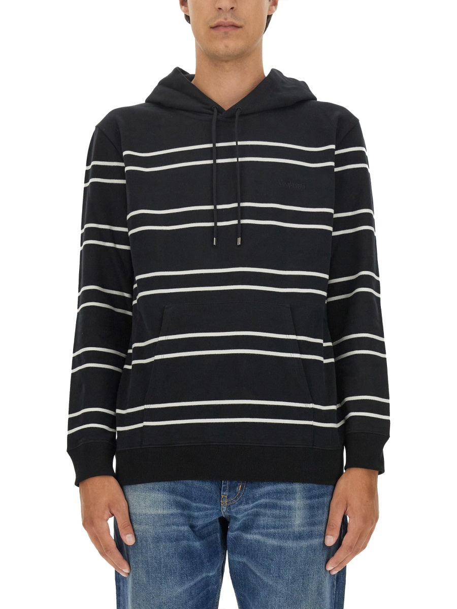 Saint Laurent Sweatshirts - Black | aded6e7a080787418fddb63ed364dfdaa7a6e329