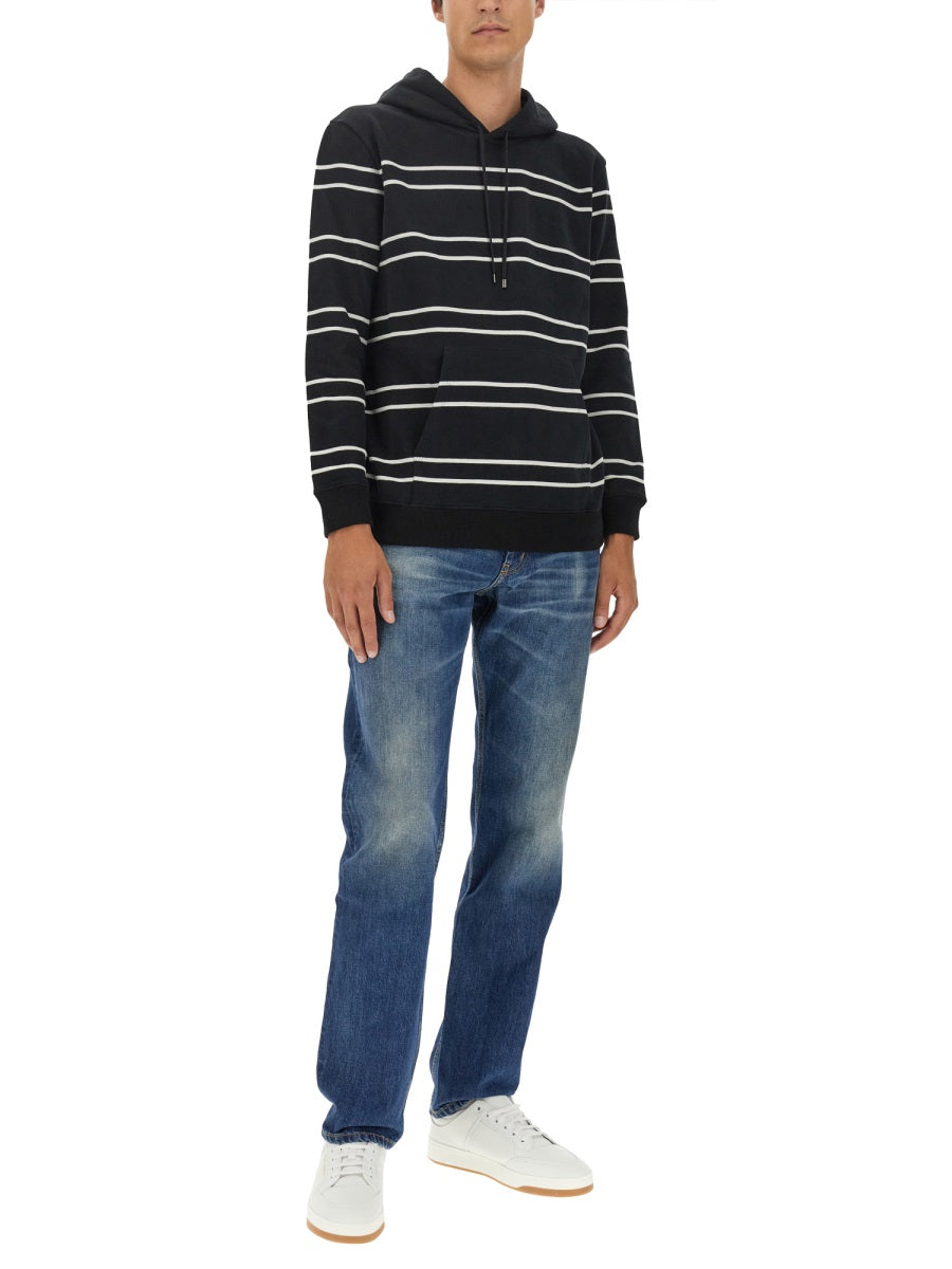 Saint Laurent Sweatshirts - Black | cd04aafe3fe81a790e31c7bb70aace6fe13b03ea