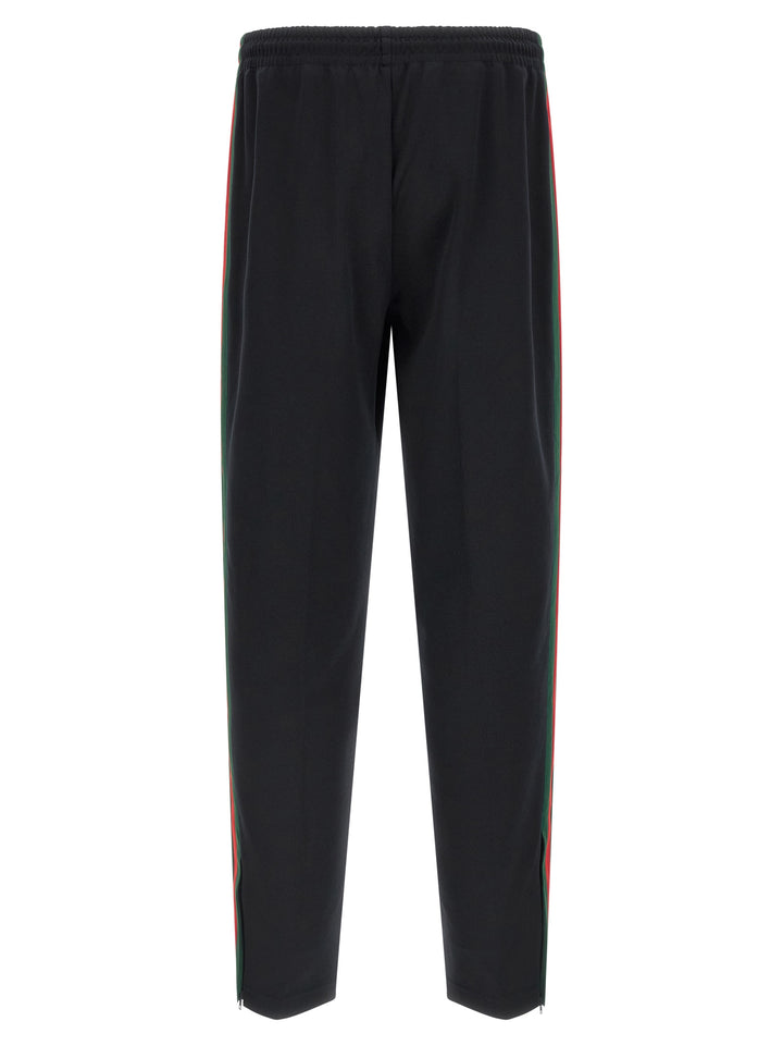 Gucci Nastro Web Pants - Blue | a0164cff5cc725fcb0f79f53b12900db593131dd