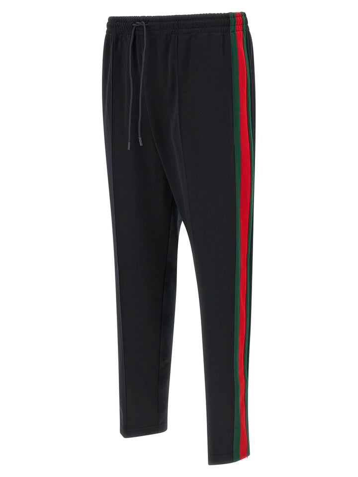 Gucci Nastro Web Pants - Blue | 4d37556bf28e05bfce87960e4986f0f0b3e70009