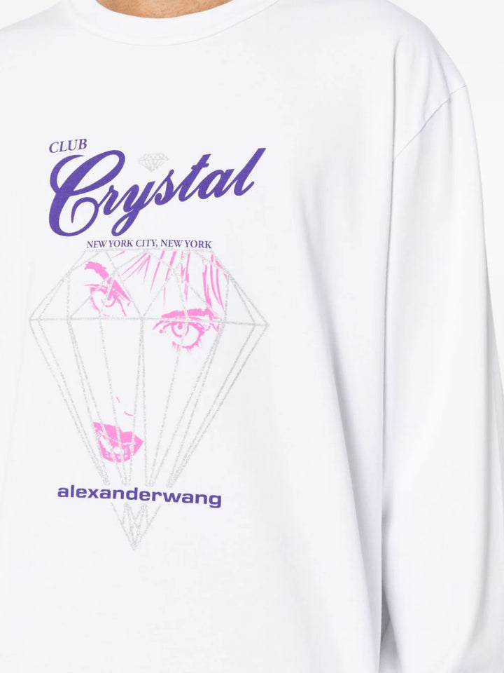 Club Crystal T-shirt with graphic print