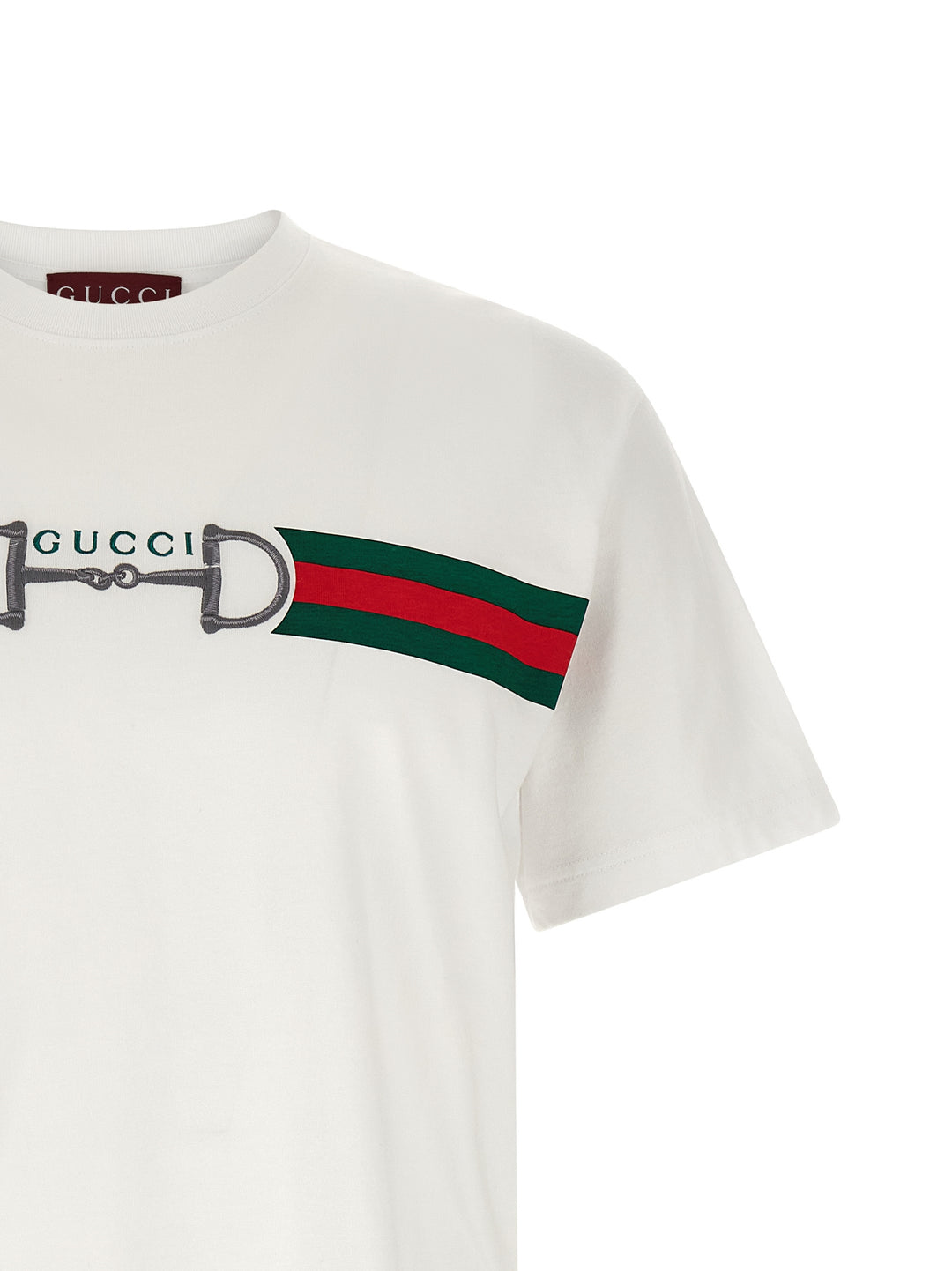 Gucci Nastro Web T-shirt - White | 3af0b7db8e1b78c81ed41930670493c1ae3179b8