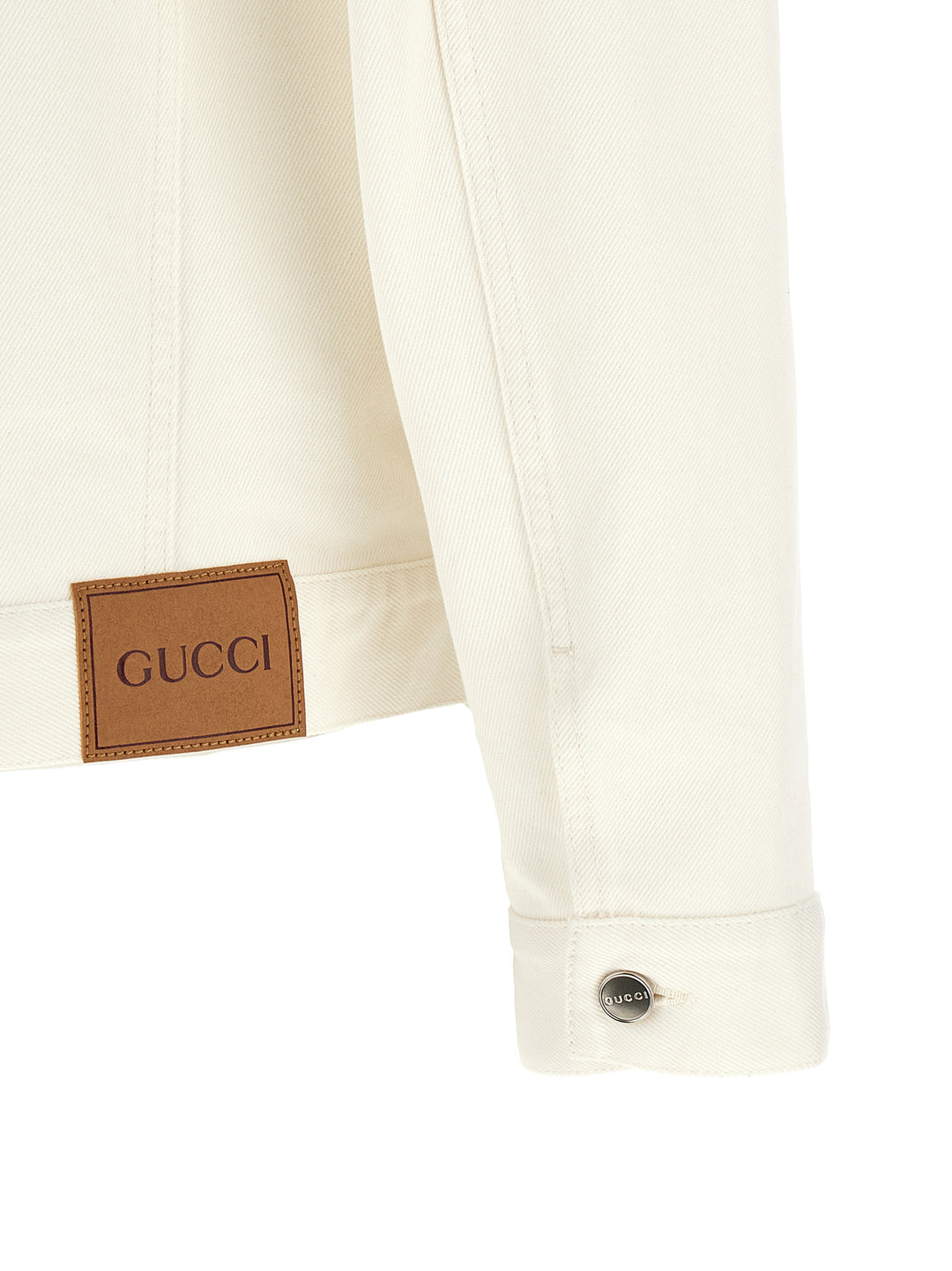 Gucci Morsetto Puffer Jackets - White | b714fbd13a63a34e4b07619d64cac01442df0a6b