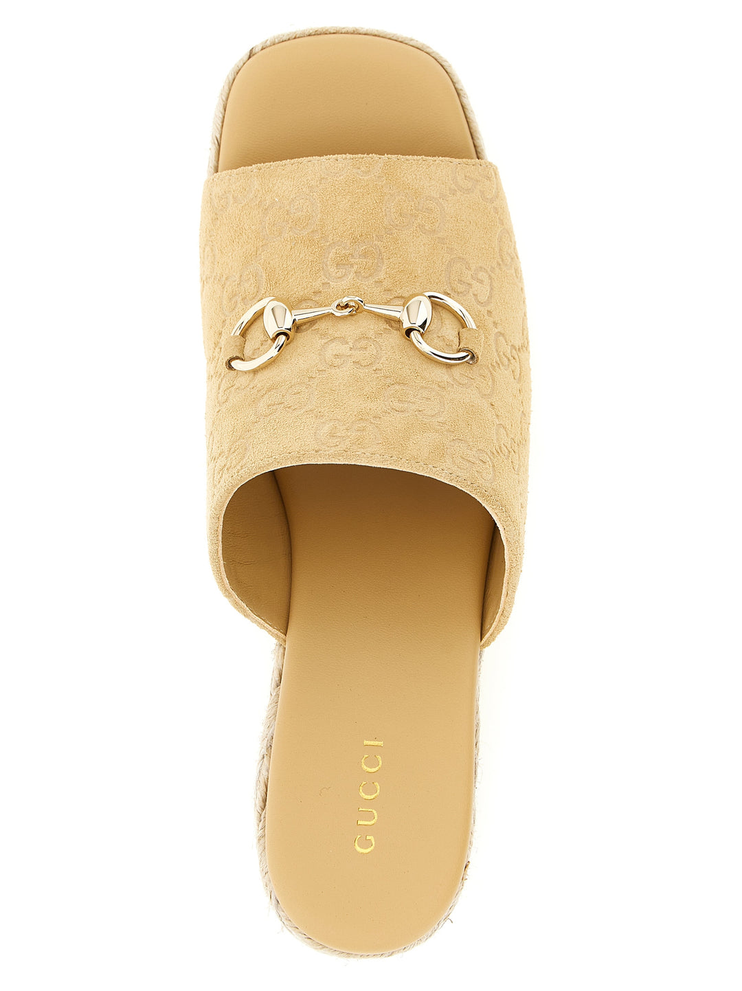 Gucci Morsetto Wedges - Beige | 8af7135b1c19c58c0ba8c5b37ec7c07366913766